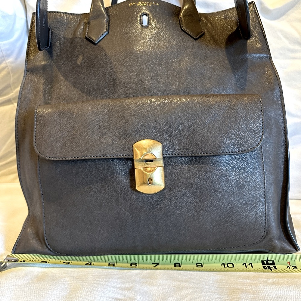 Balenciaga grey leather tote - rare and fantastic! - Picture 5 of 9